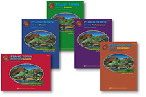 Piano Town Music Method, Piano Town Music Book, Piano Town Lesson Book